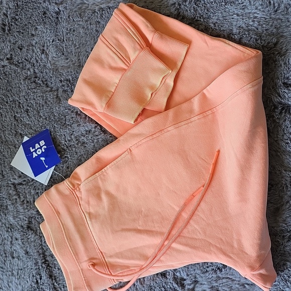 Joy Lab Unique Peach 7/8 length Cotton Blend joggers size S - Picture 2 of 9